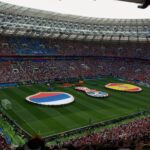 emerging view of the fifa-icc-crowd in the ground