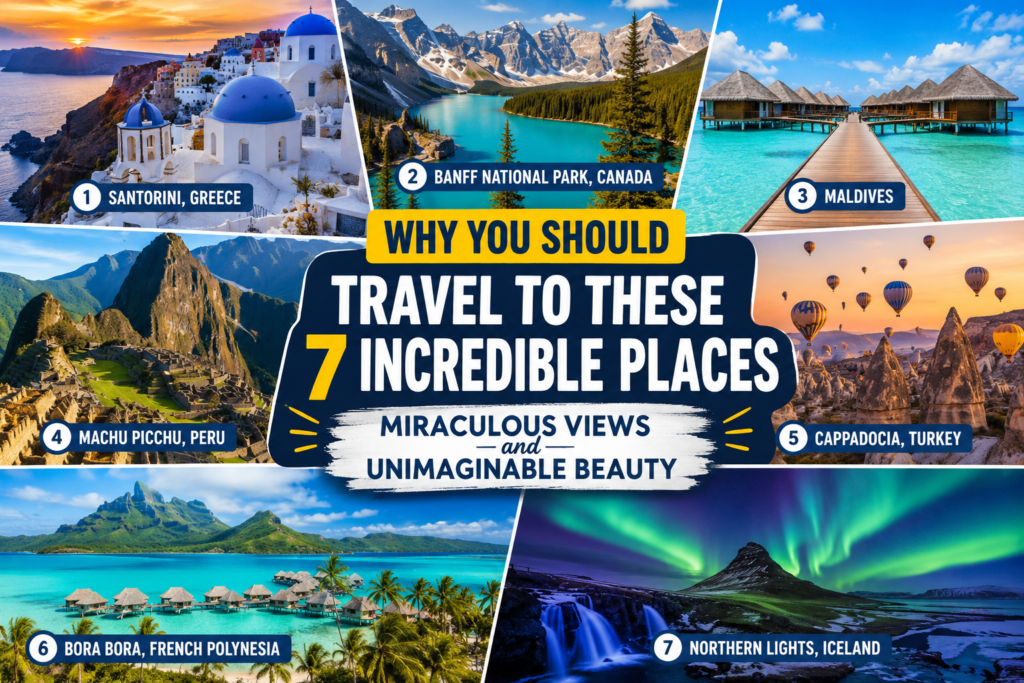 Scenic travel destination view showcasing incredible natural beauty